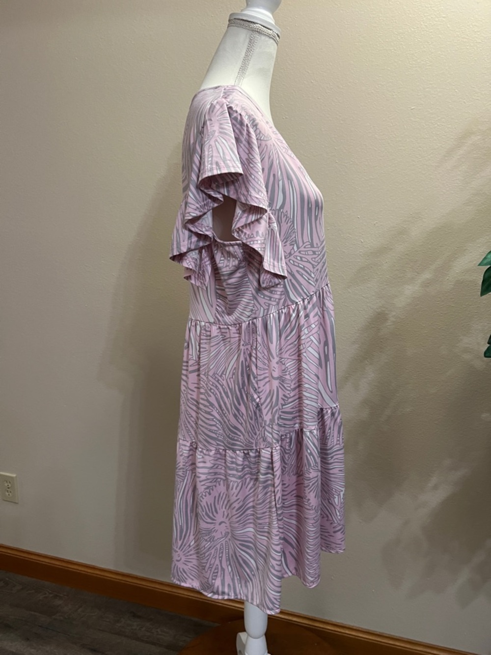 NWT!π La Mer Luxe light pink dress size L - Picture 10 of 16